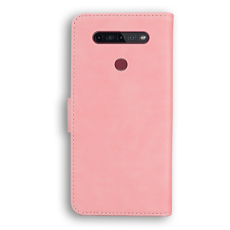 For LG K41S / K51S Skin Feel Pure Color Flip Leather Phone Case