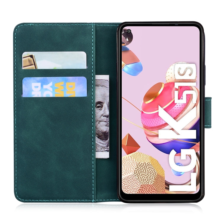For LG K41S / K51S Skin Feel Pure Color Flip Leather Phone Case