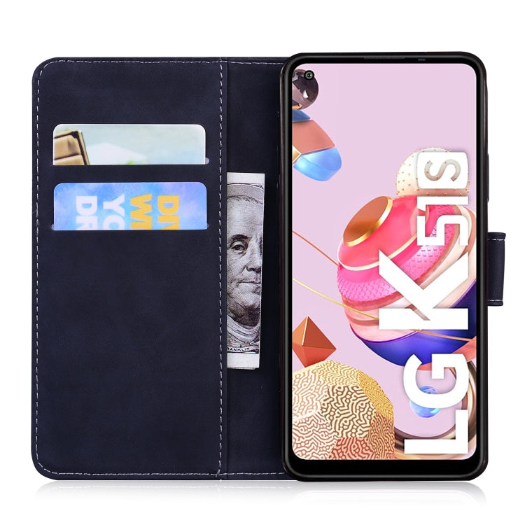 For LG K41S / K51S Skin Feel Pure Color Flip Leather Phone Case