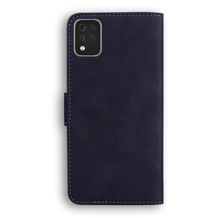 For LG K42 Skin Feel Pure Color Flip Leather Phone Case