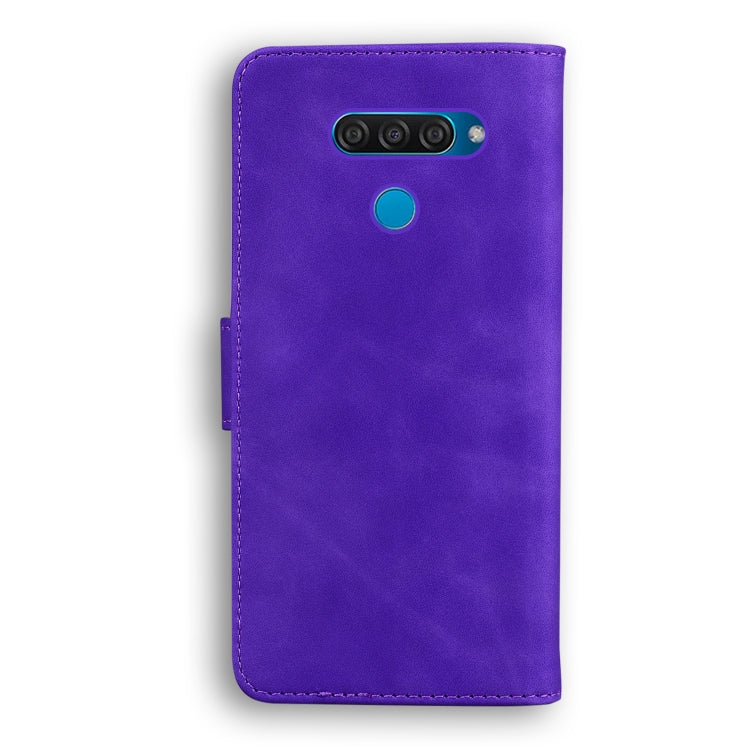 For LG K50 / Q60 Skin Feel Pure Color Flip Leather Phone Case