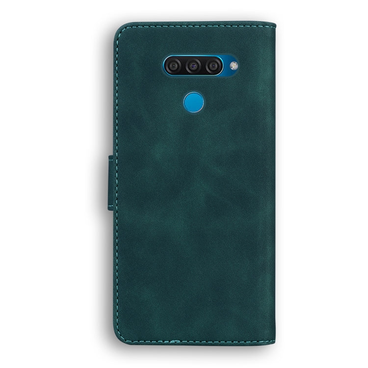 For LG K50 / Q60 Skin Feel Pure Color Flip Leather Phone Case