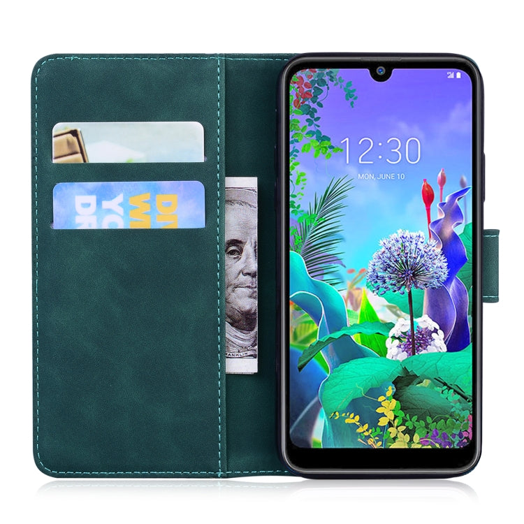 For LG K50 / Q60 Skin Feel Pure Color Flip Leather Phone Case