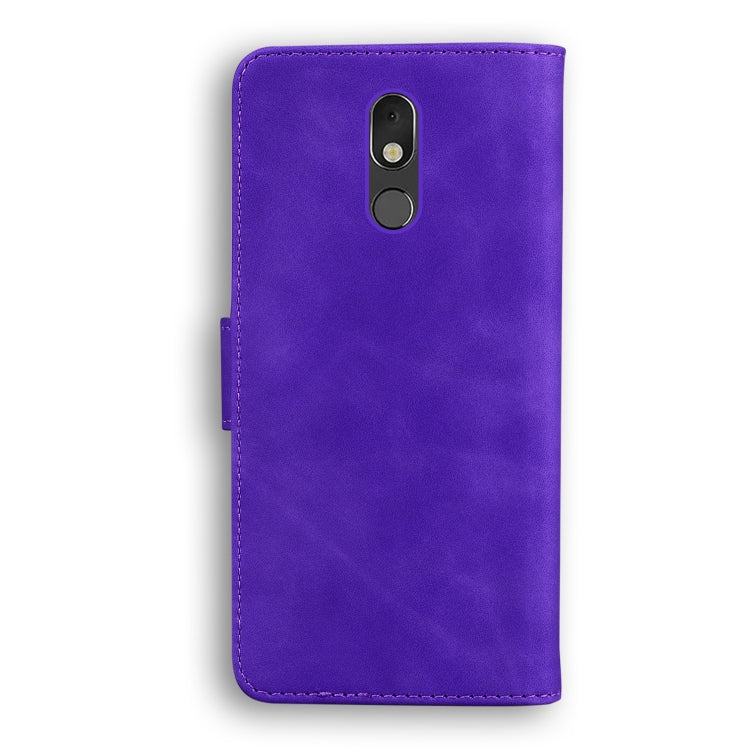 For LG Stylo 5 Skin Feel Pure Color Flip Leather Phone Case