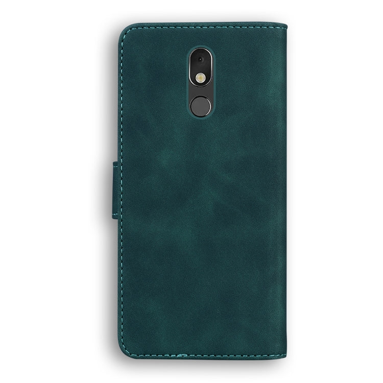 For LG Stylo 5 Skin Feel Pure Color Flip Leather Phone Case