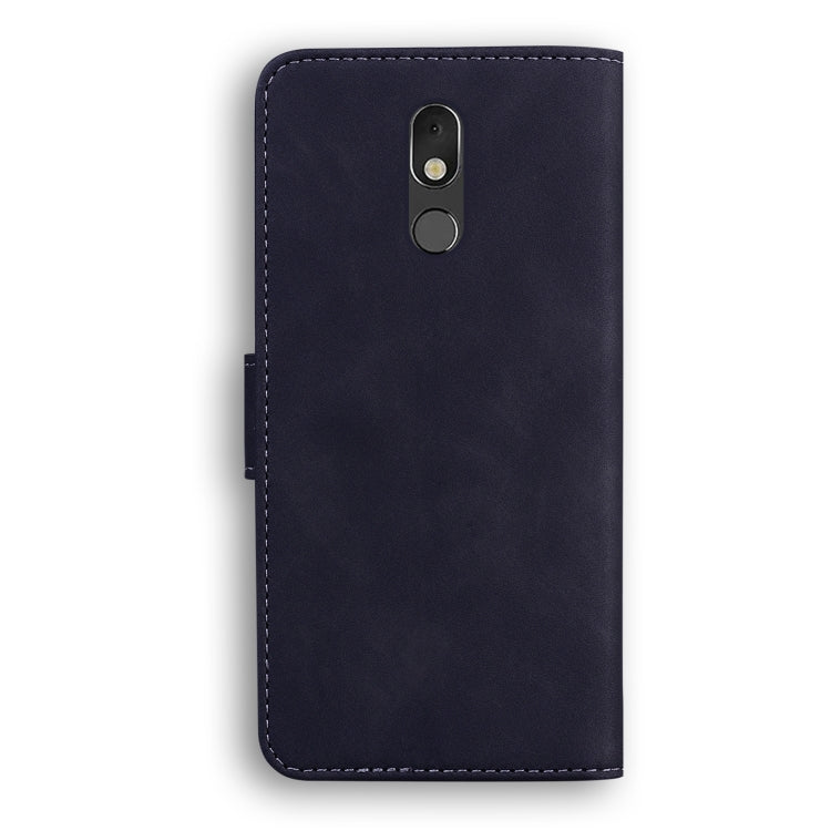 For LG Stylo 5 Skin Feel Pure Color Flip Leather Phone Case