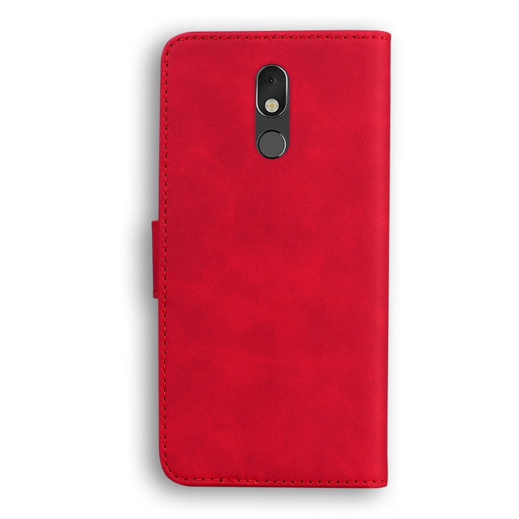 For LG Stylo 5 Skin Feel Pure Color Flip Leather Phone Case