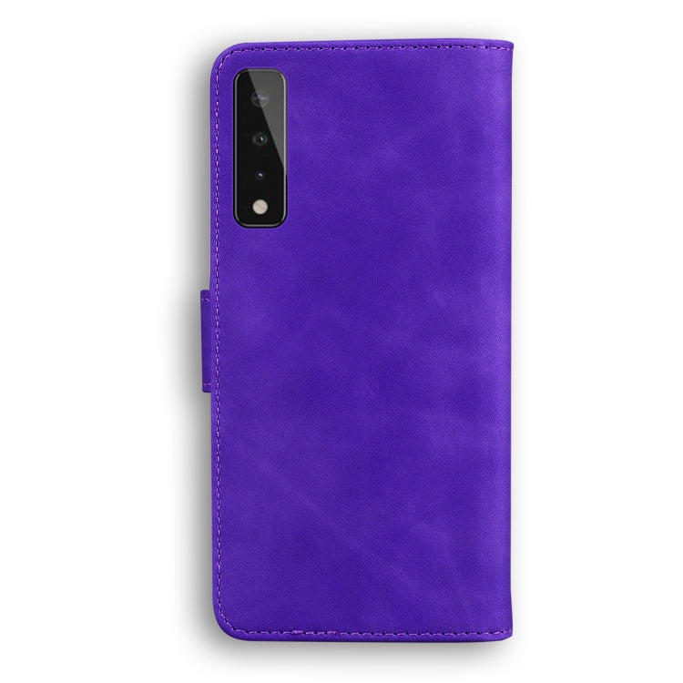 For LG Stylo 7 5G Skin Feel Pure Color Flip Leather Phone Case