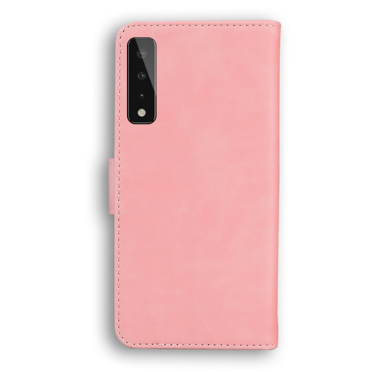 For LG Stylo 7 5G Skin Feel Pure Color Flip Leather Phone Case