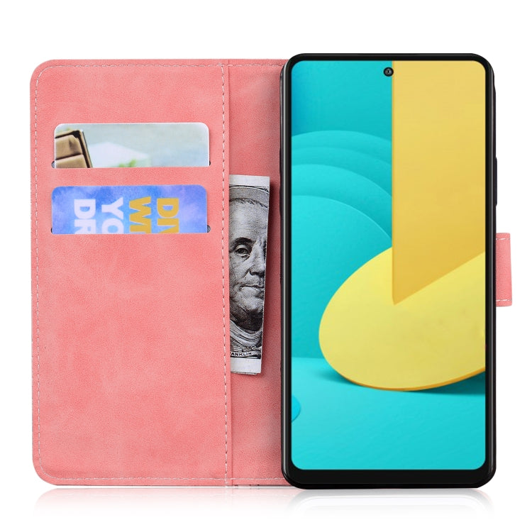 For LG Stylo 7 5G Skin Feel Pure Color Flip Leather Phone Case
