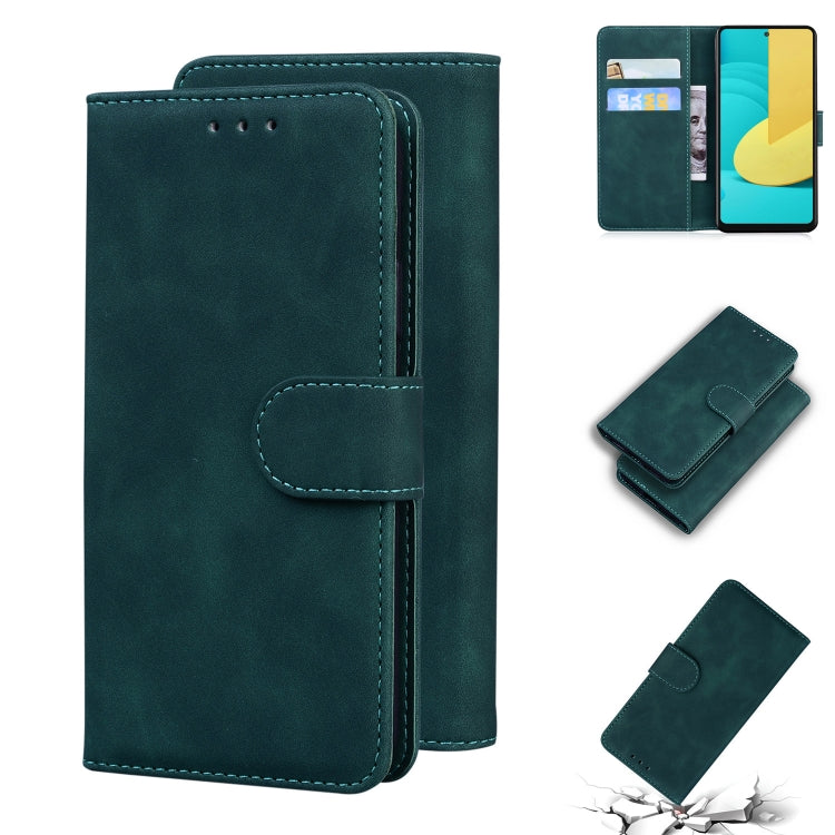 For LG Stylo 7 5G Skin Feel Pure Color Flip Leather Phone Case