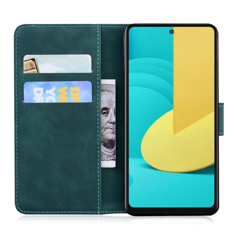 For LG Stylo 7 5G Skin Feel Pure Color Flip Leather Phone Case