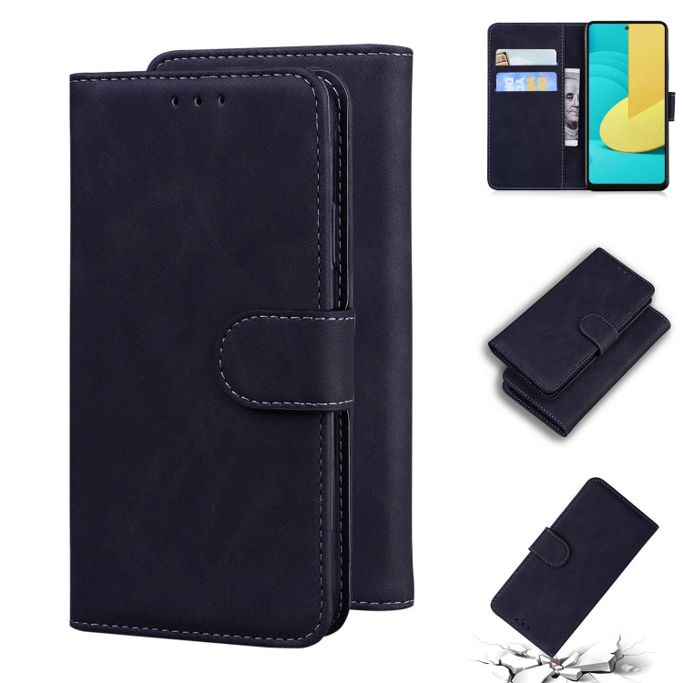 For LG Stylo 7 5G Skin Feel Pure Color Flip Leather Phone Case