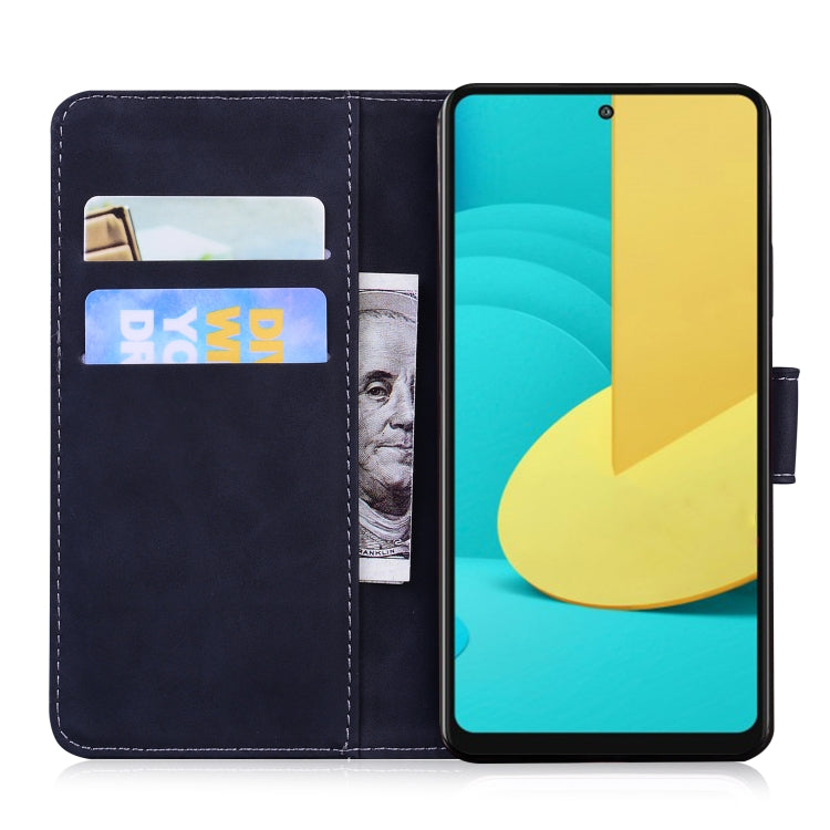 For LG Stylo 7 5G Skin Feel Pure Color Flip Leather Phone Case