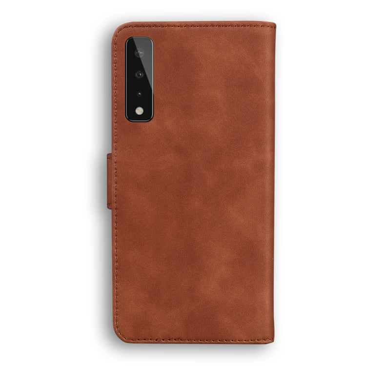 For LG Stylo 7 5G Skin Feel Pure Color Flip Leather Phone Case