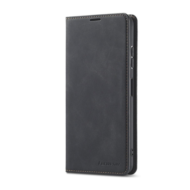 For Samsung Galaxy A22 5G Forwenw Dream Series Oil Edge Strong Magnetism Leather Phone Case
