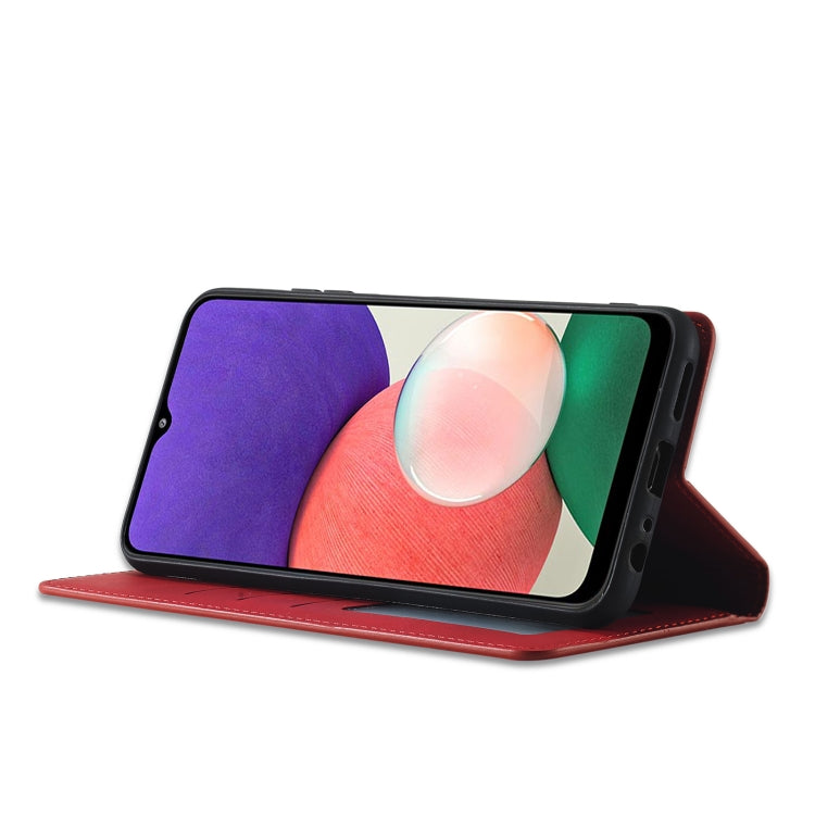 For Samsung Galaxy A22 5G Forwenw Dream Series Oil Edge Strong Magnetism Leather Phone Case