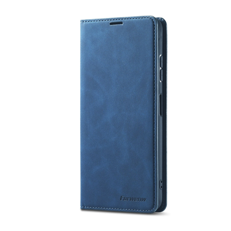 For Samsung Galaxy A22 5G Forwenw Dream Series Oil Edge Strong Magnetism Leather Phone Case