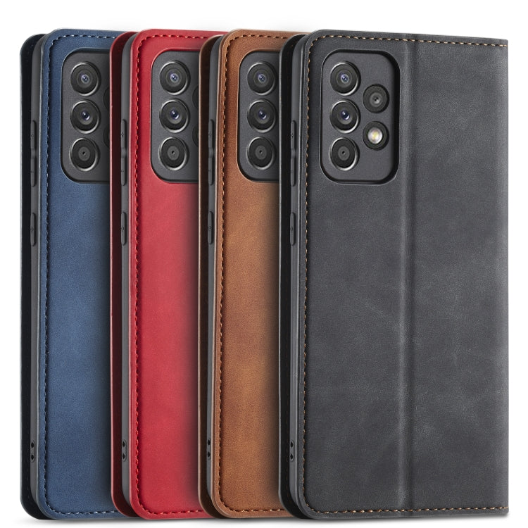 For Samsung Galaxy A33 5G Forwenw Dream Series Oil Edge Strong Magnetism Leather Phone Case