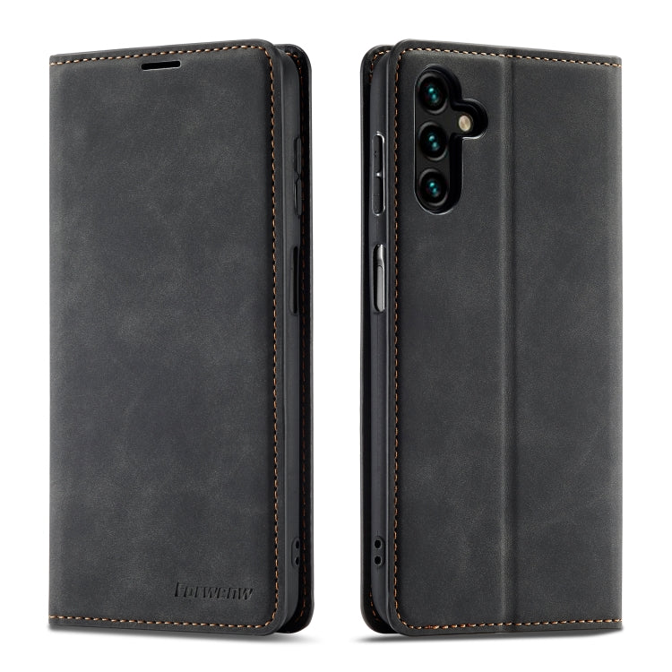 For Samsung Galaxy A13 5G Forwenw Dream Series Oil Edge Strong Magnetism Leather Phone Case