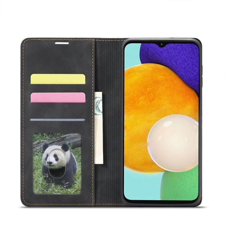 For Samsung Galaxy A13 5G Forwenw Dream Series Oil Edge Strong Magnetism Leather Phone Case
