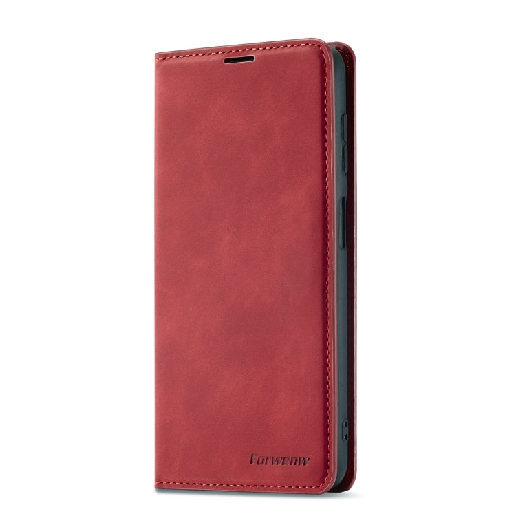 For Samsung Galaxy A13 5G Forwenw Dream Series Oil Edge Strong Magnetism Leather Phone Case