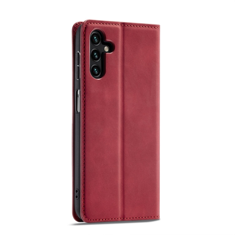For Samsung Galaxy A13 5G Forwenw Dream Series Oil Edge Strong Magnetism Leather Phone Case