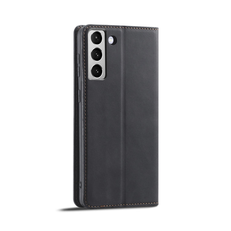 For Samsung Galaxy S21 FE 5G Forwenw Dream Series Oil Edge Strong Magnetism Leather Phone Case