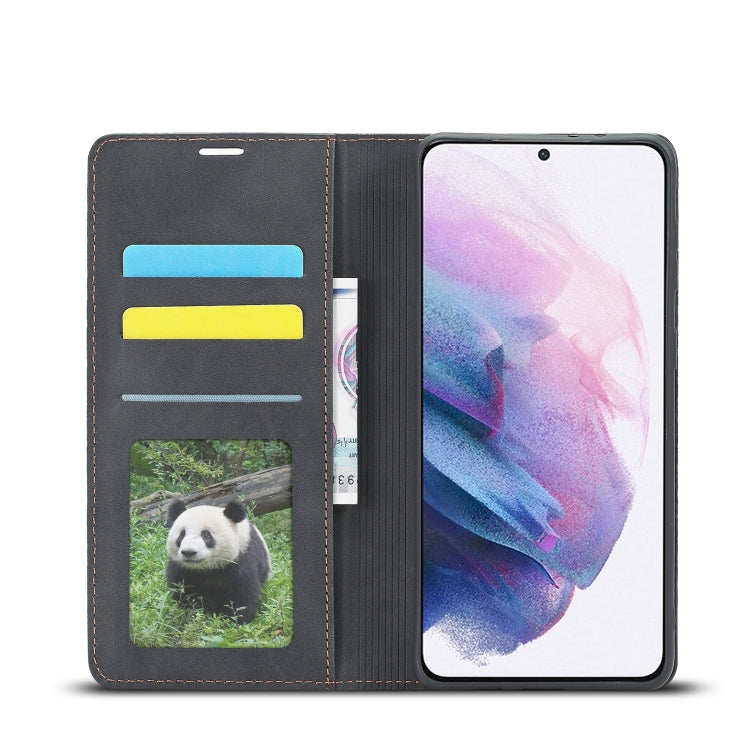 For Samsung Galaxy S21 FE 5G Forwenw Dream Series Oil Edge Strong Magnetism Leather Phone Case