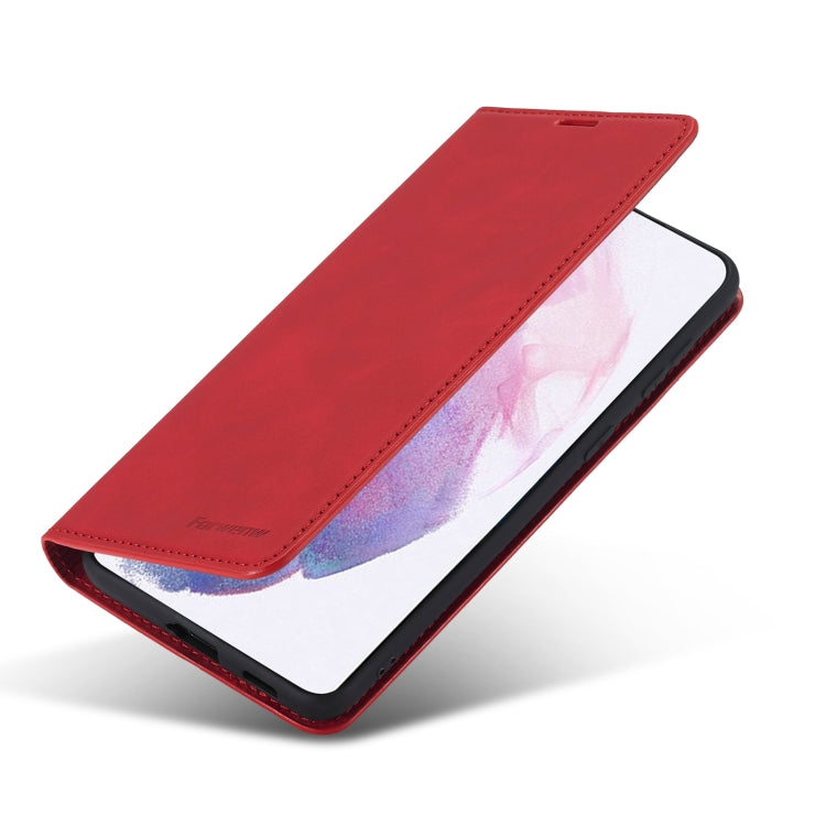 For Samsung Galaxy S21 FE 5G Forwenw Dream Series Oil Edge Strong Magnetism Leather Phone Case