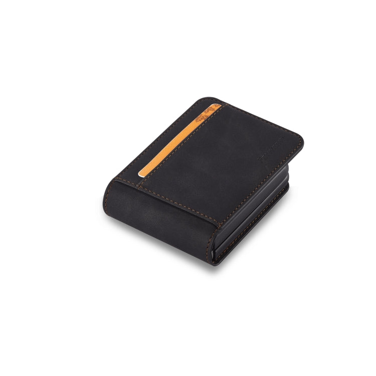 For Samsung Galaxy Z Flip3 5G Forwenw Dream Series Oil Edge Strong Magnetism Leather Phone Case