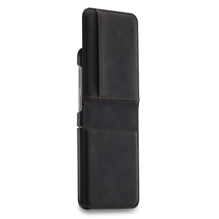 For Samsung Galaxy Z Flip3 5G Forwenw Dream Series Oil Edge Strong Magnetism Leather Phone Case