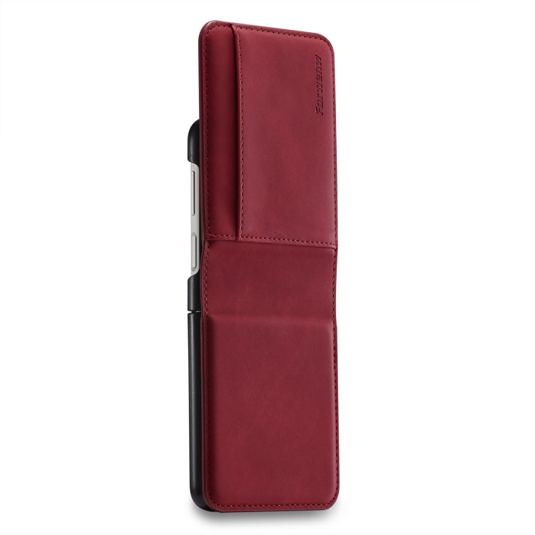 For Samsung Galaxy Z Flip3 5G Forwenw Dream Series Oil Edge Strong Magnetism Leather Phone Case