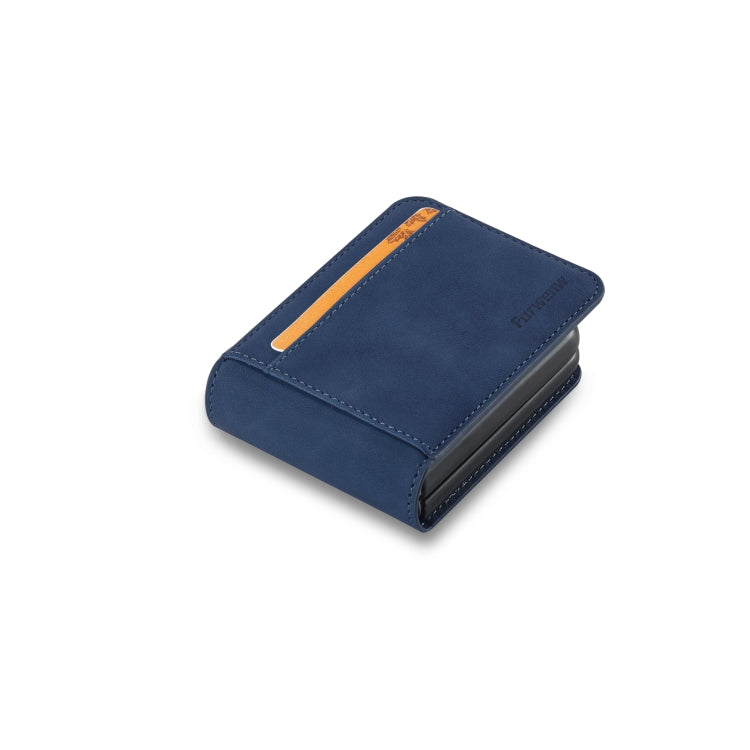 For Samsung Galaxy Z Flip3 5G Forwenw Dream Series Oil Edge Strong Magnetism Leather Phone Case