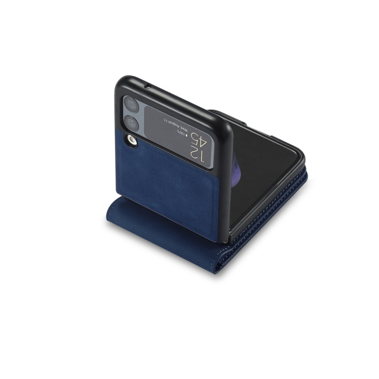 For Samsung Galaxy Z Flip3 5G Forwenw Dream Series Oil Edge Strong Magnetism Leather Phone Case