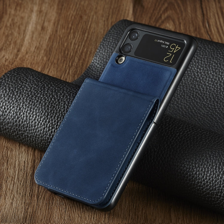 For Samsung Galaxy Z Flip3 5G Forwenw Dream Series Oil Edge Strong Magnetism Leather Phone Case