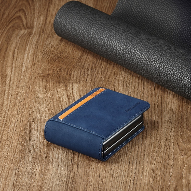 For Samsung Galaxy Z Flip3 5G Forwenw Dream Series Oil Edge Strong Magnetism Leather Phone Case