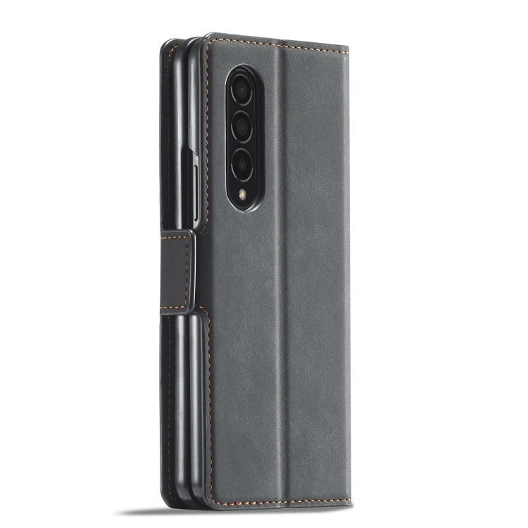 For Samsung Galaxy Z Fold3 5G Forwenw Dream Series Oil Edge Strong Magnetism Leather Phone Case
