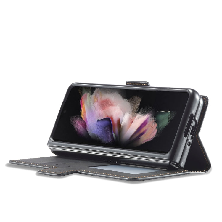 For Samsung Galaxy Z Fold3 5G Forwenw Dream Series Oil Edge Strong Magnetism Leather Phone Case