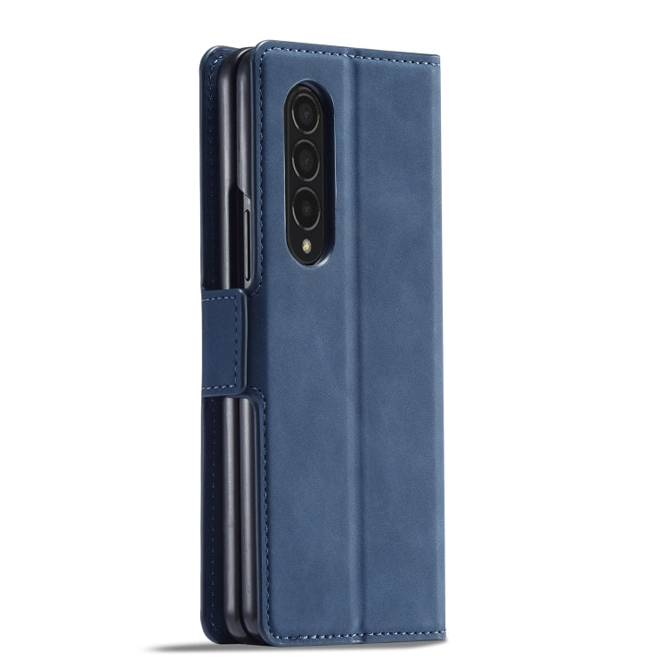 For Samsung Galaxy Z Fold3 5G Forwenw Dream Series Oil Edge Strong Magnetism Leather Phone Case