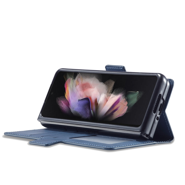 For Samsung Galaxy Z Fold3 5G Forwenw Dream Series Oil Edge Strong Magnetism Leather Phone Case