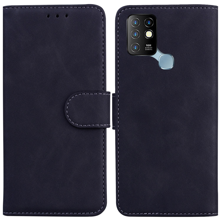 For Infinix Hot 10 X682 Skin Feel Pure Color Flip Leather Phone Case