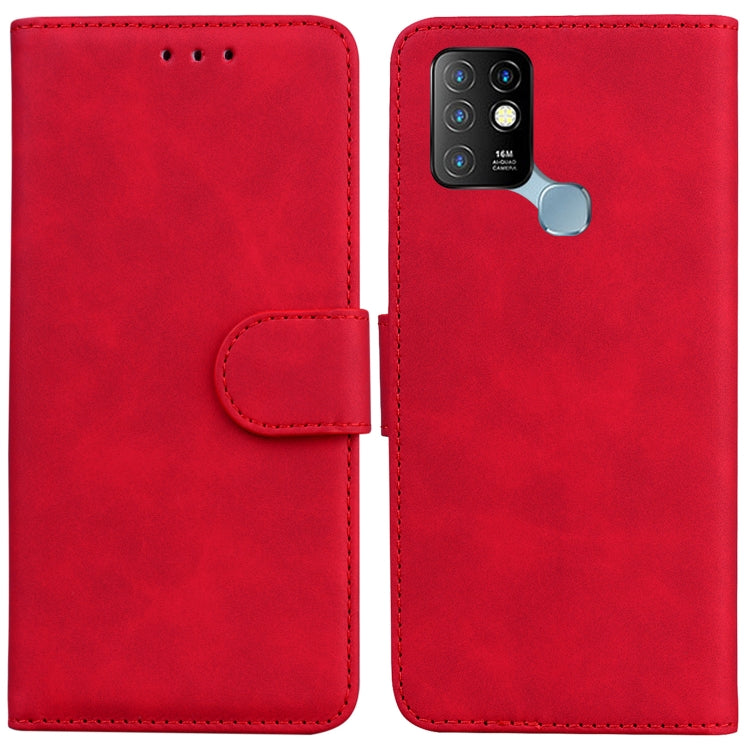 For Infinix Hot 10 X682 Skin Feel Pure Color Flip Leather Phone Case