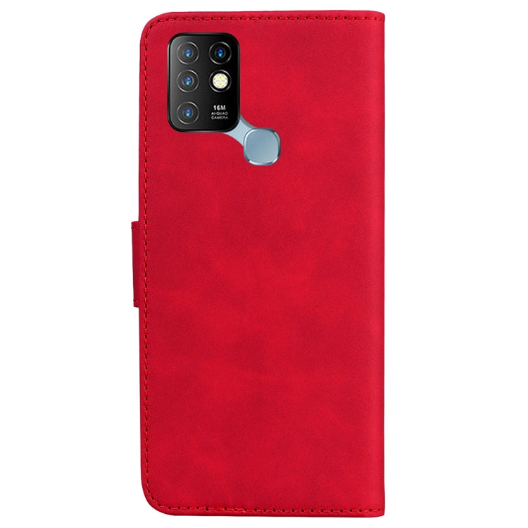 For Infinix Hot 10 X682 Skin Feel Pure Color Flip Leather Phone Case