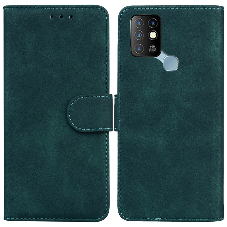 For Infinix Hot 10 X682 Skin Feel Pure Color Flip Leather Phone Case