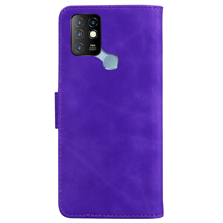 For Infinix Hot 10 X682 Skin Feel Pure Color Flip Leather Phone Case
