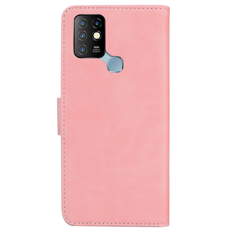 For Infinix Hot 10 X682 Skin Feel Pure Color Flip Leather Phone Case