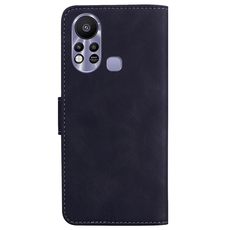 For Infinix Hot 11s X6812 Skin Feel Pure Color Flip Leather Phone Case
