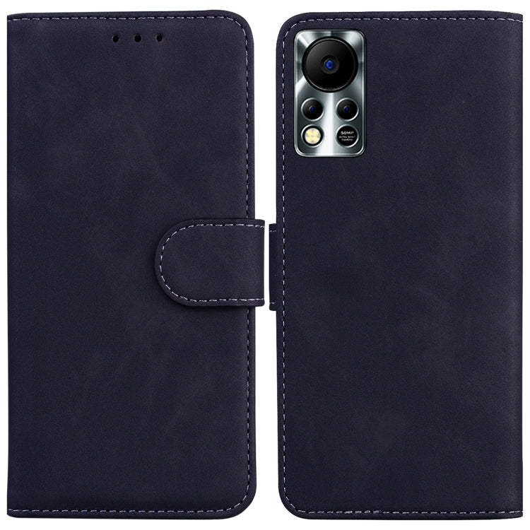 For Infinix Hot 11S NFC X6812B Skin Feel Pure Color Flip Leather Phone Case