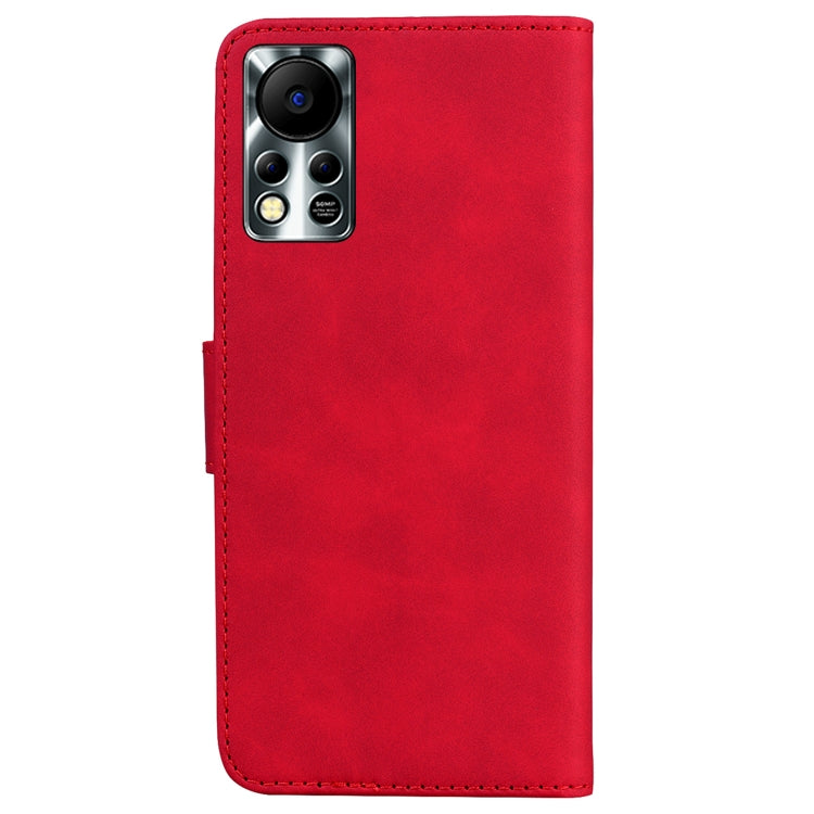 For Infinix Hot 11S NFC X6812B Skin Feel Pure Color Flip Leather Phone Case